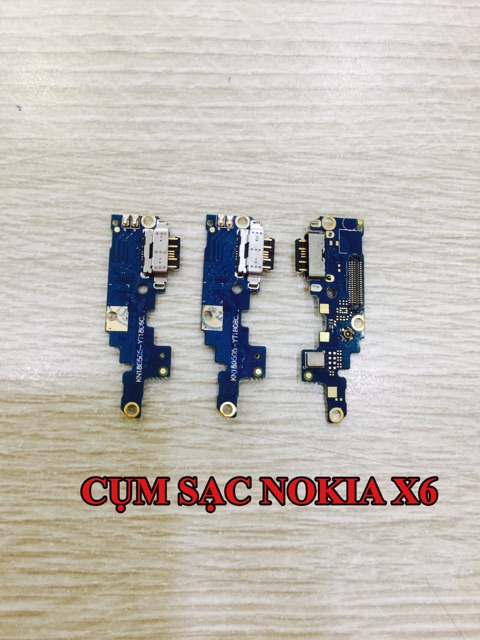 Cụm sạc nokia X6/ Nokia 3/ nokia 3.1/ nokia 5.1 plus = X5/nokia 7 plus/