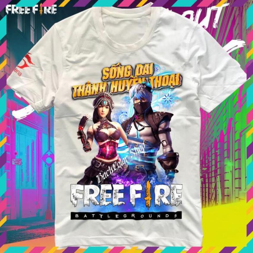 HÓT- SALE- Áo Free Fire Ma Búp Bê FF - áo game độc đẹp / có size cho trẻ em