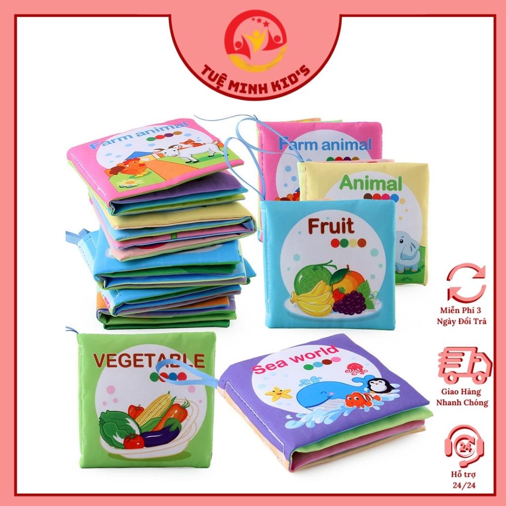 Sách Vải Tiếng Anh Đồ Học Cho Bé Nhiều Chủ Đề Giúp Kích Thích Thị Giác Vừa Học Vừa Chơi Tuệ Minh Kid's