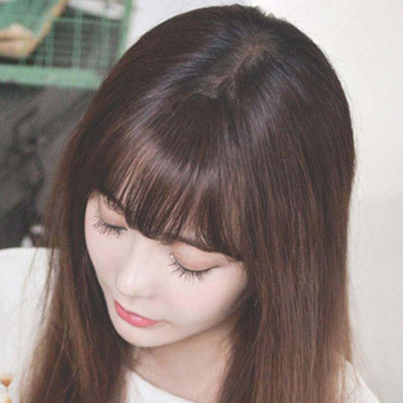 Tóc giả mái ngố siêu mỏng