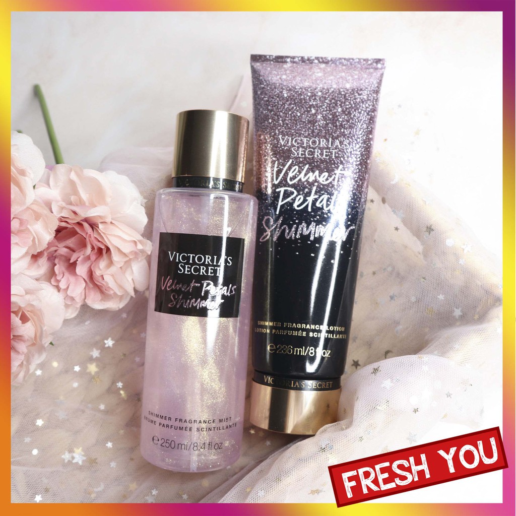Velvet Petals - Full Size Xịt Thơm Toàn Thân Victoria's Secret (Body Mist, Lotion, Sữa tắm) - Ngọt | BigBuy360 - bigbuy360.vn