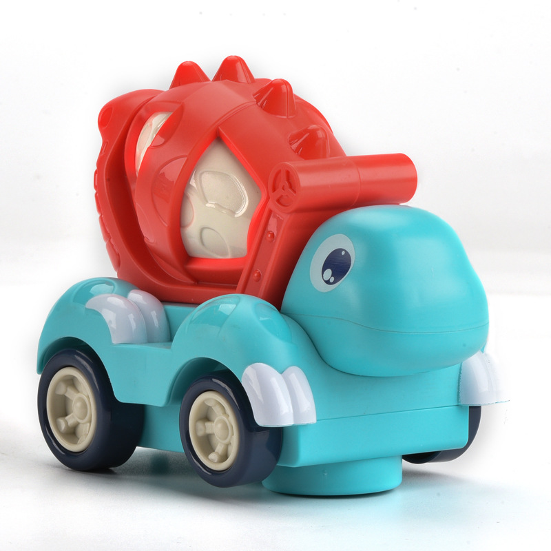 Xe tải đồ chơi Trẻ em ô tô điện phổ thông phổ biến ô tô khủng long mẫu giáo quà tặng sinh nhật câu đố đồ chơi bò