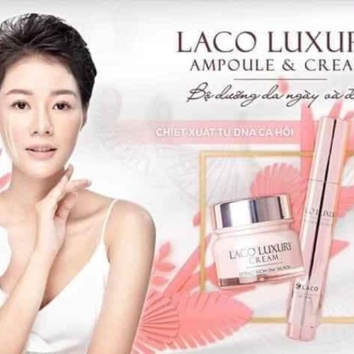 Kem Dưỡng Da Ban Đêm Laco  Ampoule 15ml,Có Thành Phần DHA Cá Hồi Làm Mờ Nám, Giảm Tàn Nhan,An Toàn Tuyệt Đối Cho Bà Bầu