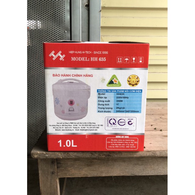 NỒI CƠM ĐIỆN HIỆP HƯNG 1L/1,2L/1,8L HÀNG CHÍNH HÃNG