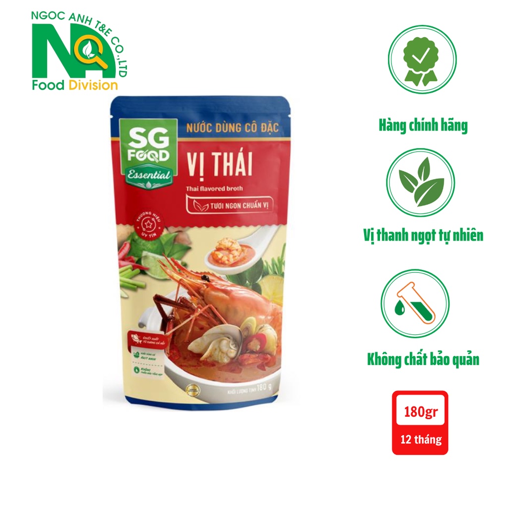 Nước dùng cô đặc vị thái SG Food 150gr