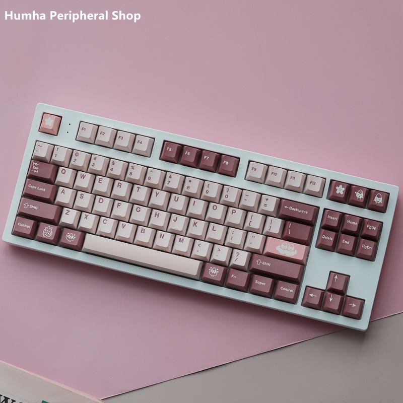 Daifuku Bộ Bàn Phím Cơ 120 Phím Nhuộm Màu Chất Liệu PBT Chuyên Nghiệp