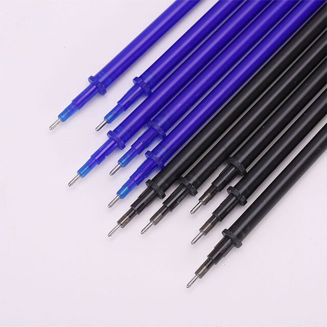 Set 10 Ruột Bút Bi 0.5mm Có Thể Xóa Được Màu Xanh Dương / Đen / Đỏ