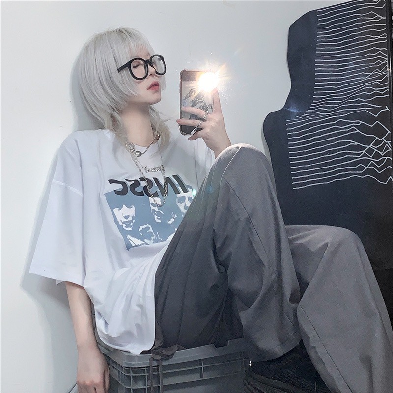 Áo thun tay lỡ Unisex NEKOSG, áo phông form rộng ATL153