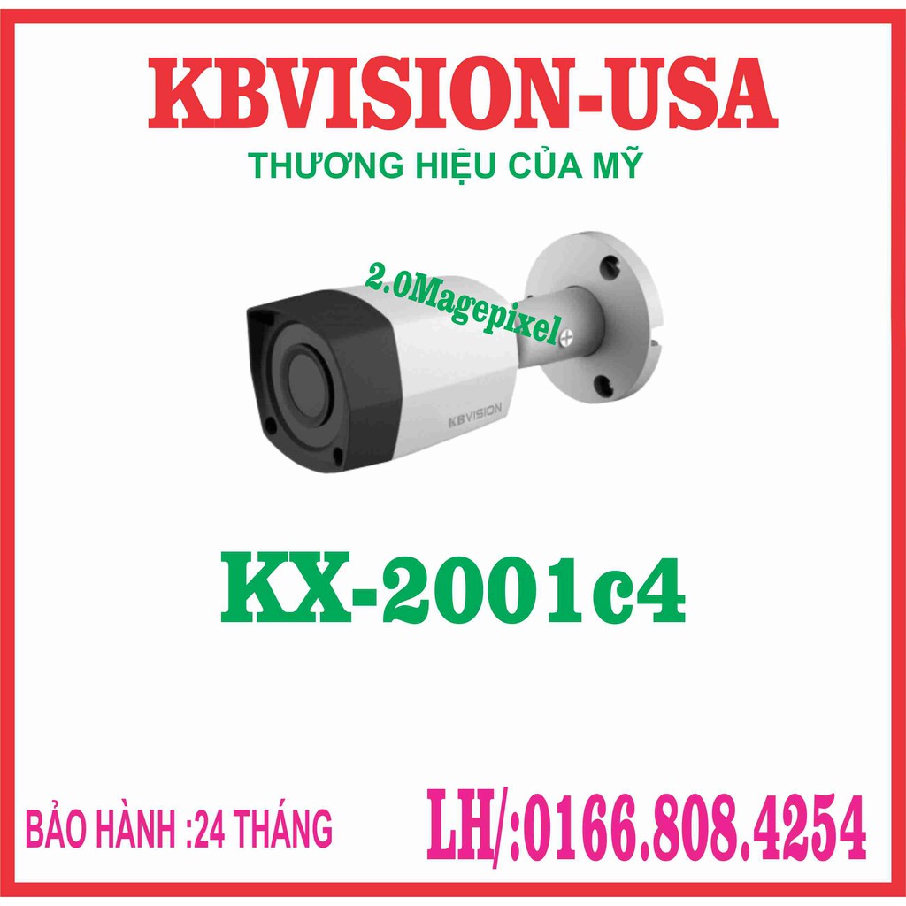 CAMERA QUAN SAT KX-2001C4 2.0 MP