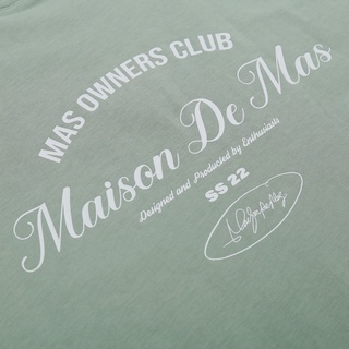 Áo thun Script Logo - Green Bean