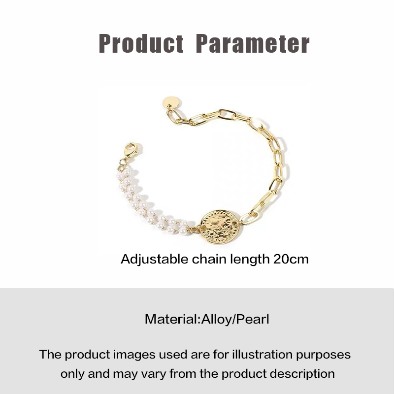 [Mã FAMAYFA giảm 10K đơn 50K] Vòng Tay Mạ Vàng Hình Chân Dung Đính Ngọc Trai Nhân Tạo Phong Cách Hàn Quốc | BigBuy360 - bigbuy360.vn