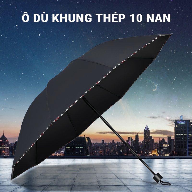 Ô dù lớn Cát Thái YS-039 cầm tay thoải mái, khung dù làm bằng thép có 10 nan chắc chắn, chất liệu vải dù bền bỉ