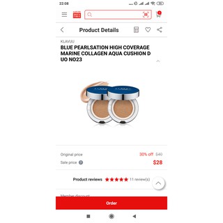 Phấn nước ngọc trai Klavuu (hẳn 2 lõi nha)
