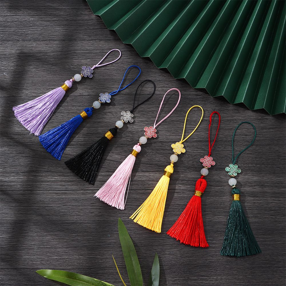 Dây tua rua treo trang trí điện thoại phong cách trung hoa dài 14cm