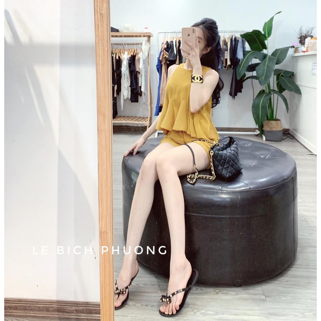 Sét bộ xếp li sát nách xòe hàng đẹp