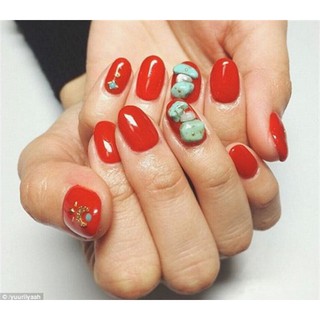 Set sỏi trang trí móng (Sỏi xà cừ) 12 màu