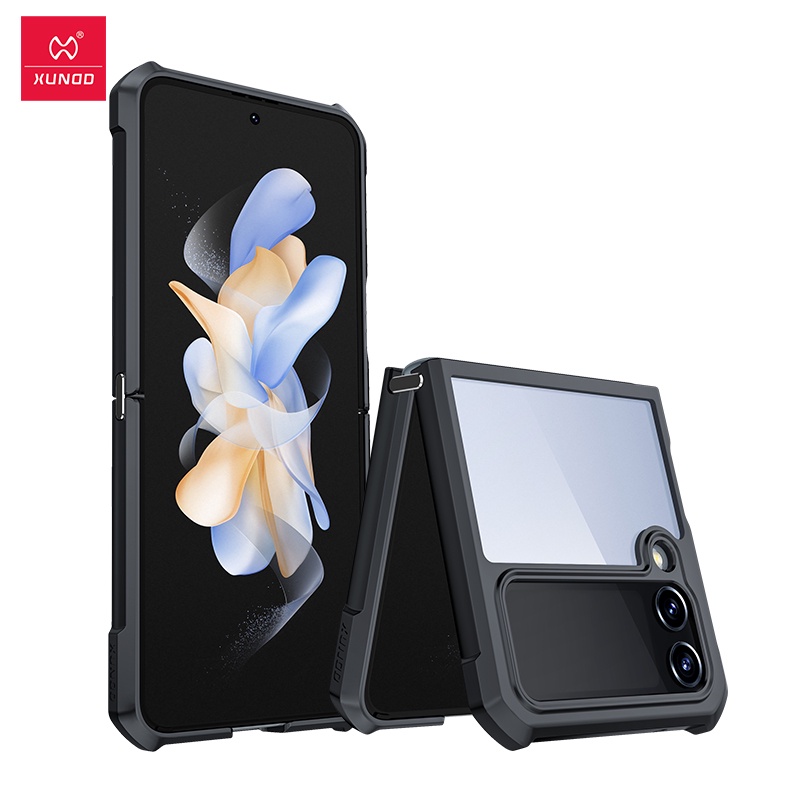 Ốp lưng Samsung Galaxy Z Flip4 Ốp lưng điện thoại Xundd Ốp lưng trong suốt chống sốc Túi khí Vỏ bảo vệ cho Samsung Galaxy Z Flip 4