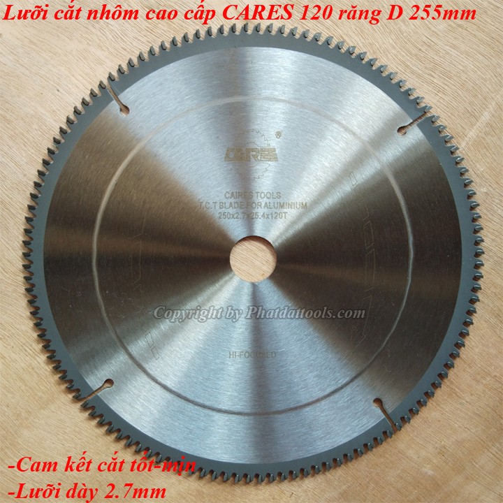 Lưỡi cắt nhôm CARES D255mm 120 răng