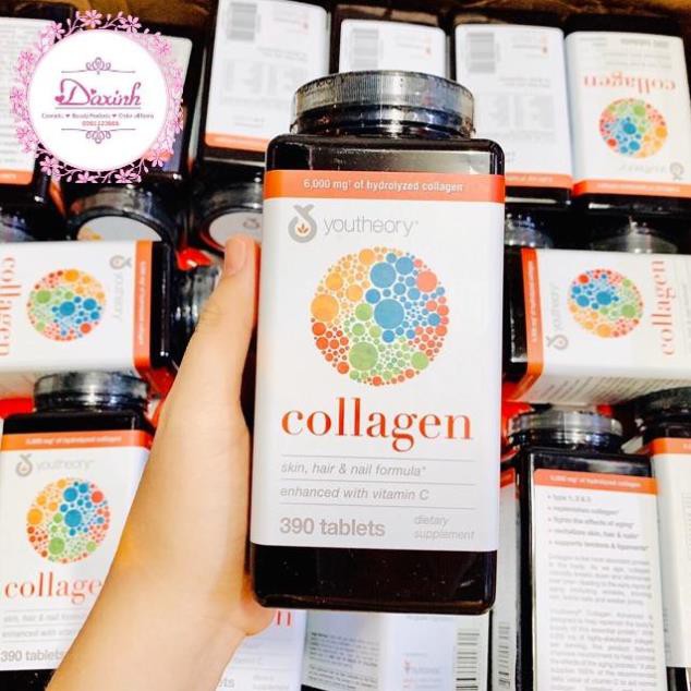 [Date 2025] Viên Uống  Collagen Youtheory Viên Uống Đẹp Da - Chống Lão Hóa Collagen Youtheory Type 1 2 3  390 Của Mỹ
