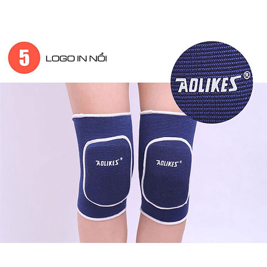 Đai Cuốn Bảo Vệ Đầu Gối Có Đệm Chơi Thể Thao Aolikes AL0219