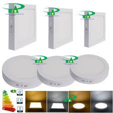 Đèn led ốp trần nổi vuông siêu sáng (NÊN MUA) Công suất 18W/24W ánh sáng trắng, vàng, loại tốt, giá rẻ, chất lượng...