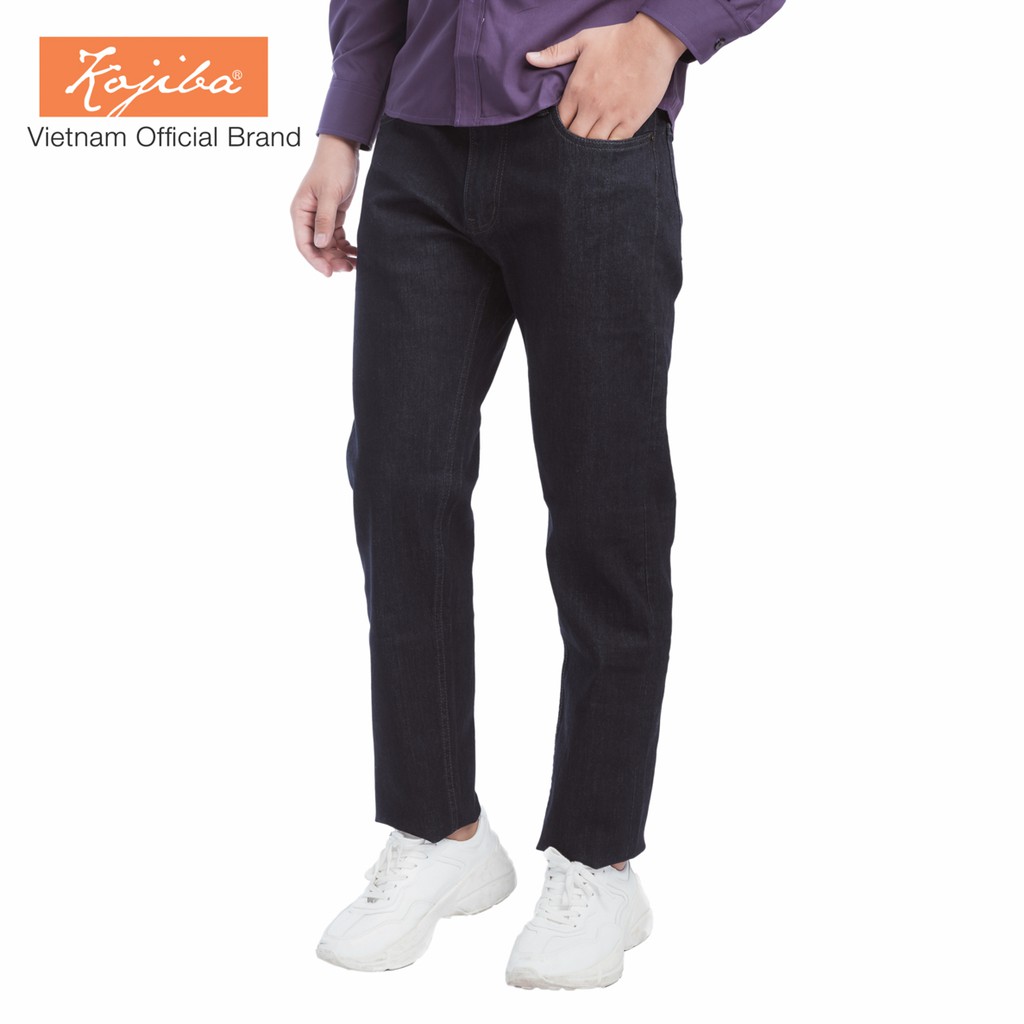 Quần Jean Nam Kojiba Dáng SlimFit Co Giãn (Xanh Than) - KJB09