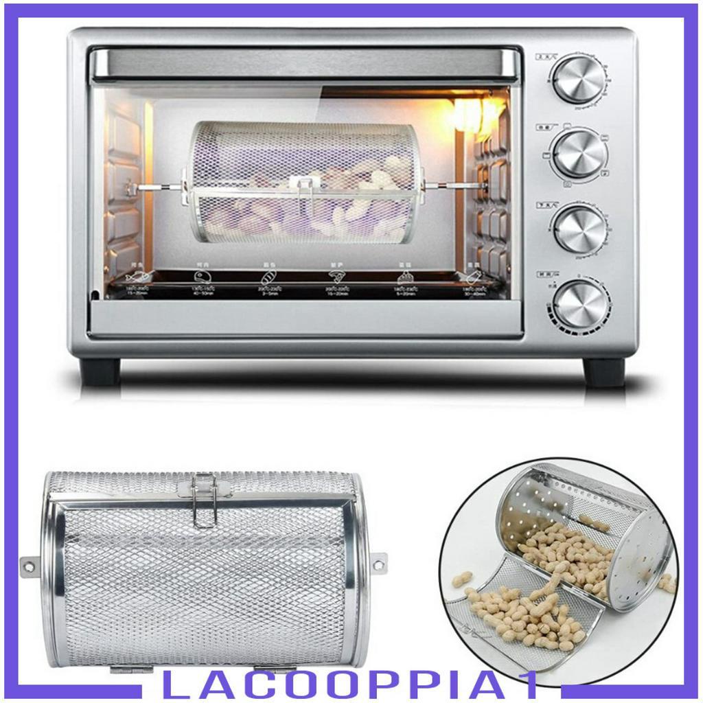 1 [Lacooppia] 1 Vỉ Nướng Bằng Thép Không Gỉ Màu Bạc Dùng Cho Lò Vi Sóng