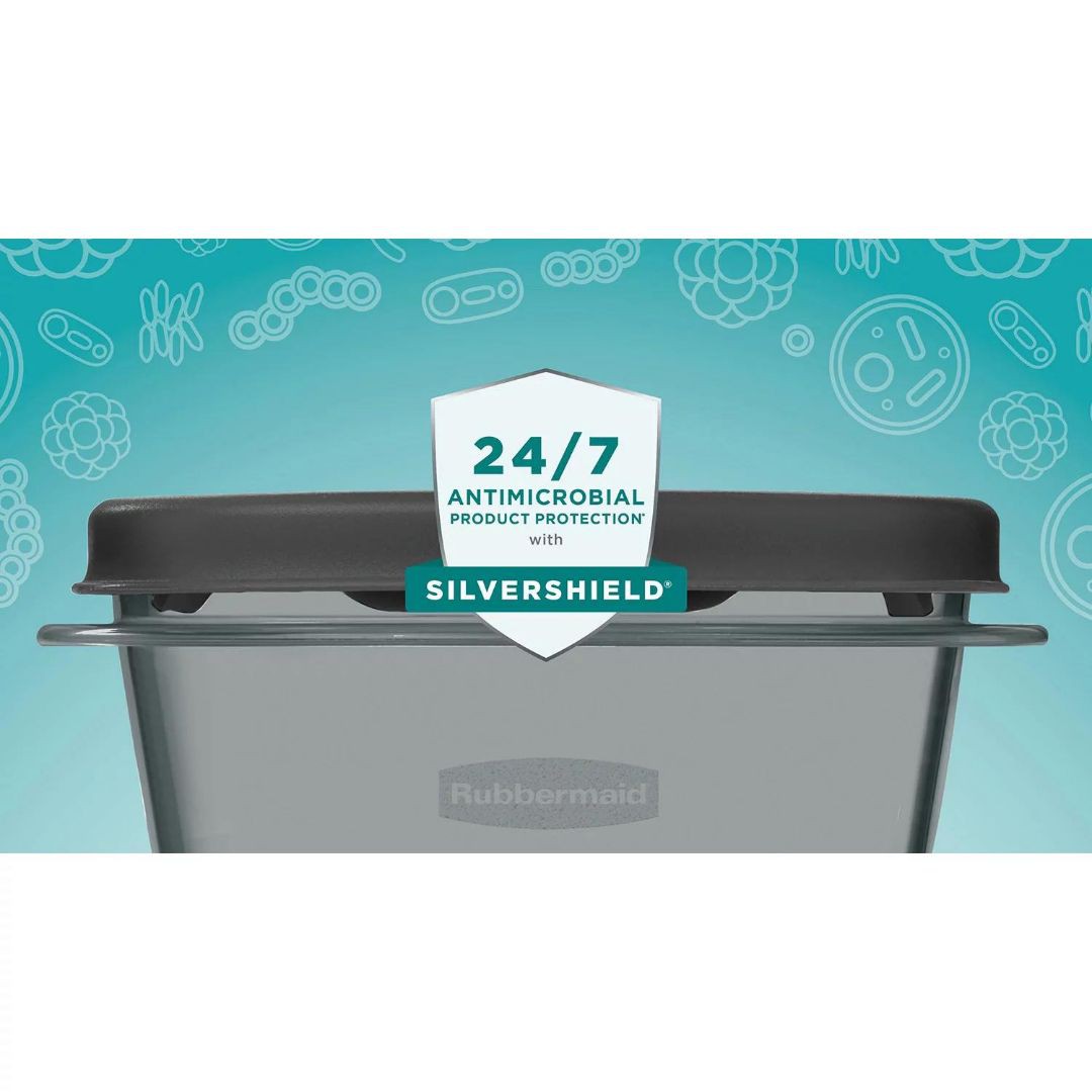 [6 size lẻ] HỘP NHỰA ĐỰNG THỰC PHẨM Rubbermaid NẮP ĐEN | BigBuy360 - bigbuy360.vn