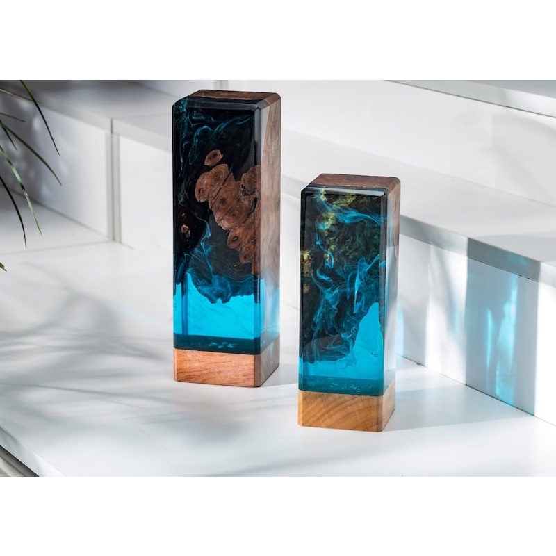 Đèn Resin epoxy.Lamp Resin epoxy.Decor phòng.