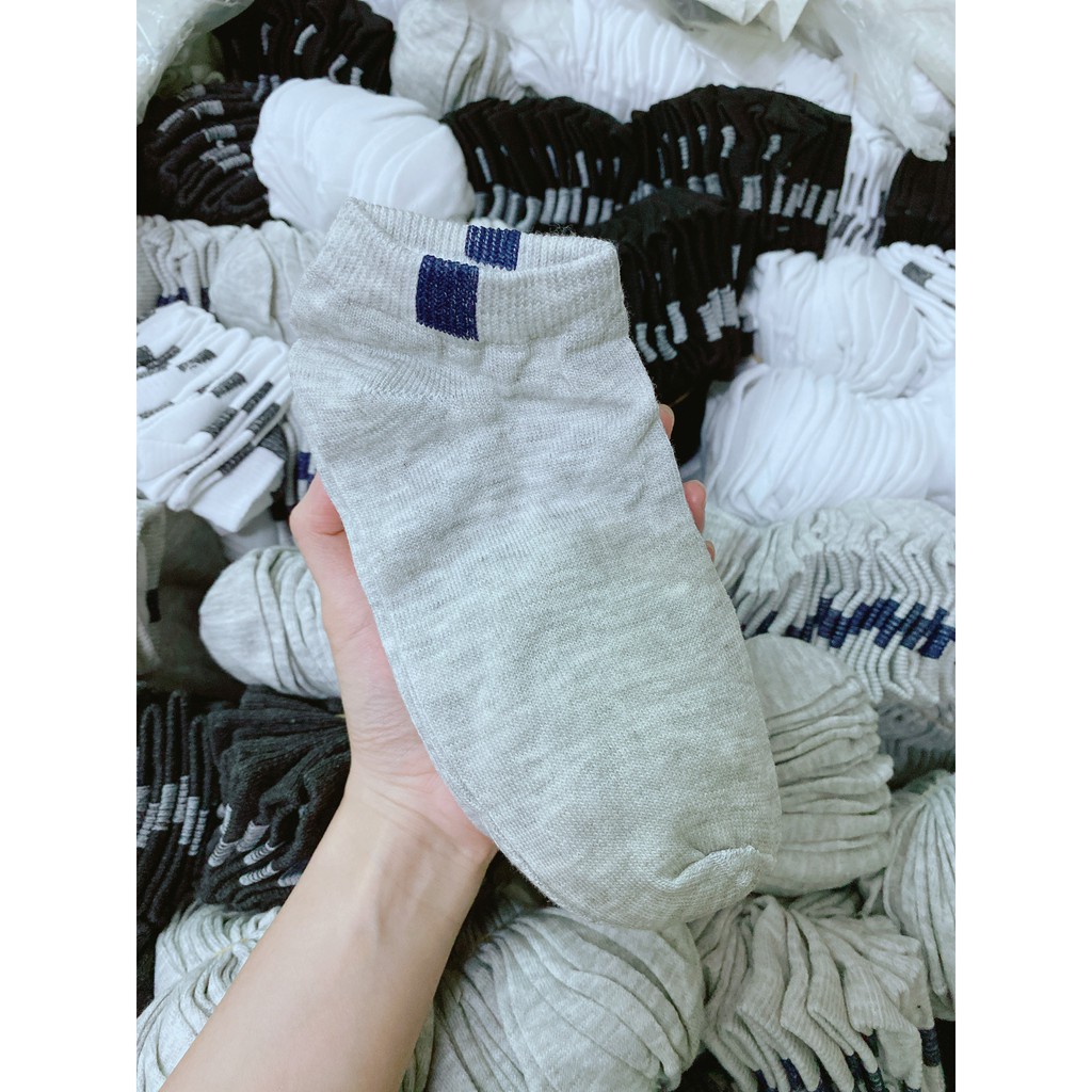 [GIÁ SỈ RẺ NHẤT THỊ TRƯỜNG ] Tất Vớ Nam Nữ Cổ Ngắn 100% Cotton , Giúp Êm Chân, Chống Hôi Thoáng Mát Cả Ngày