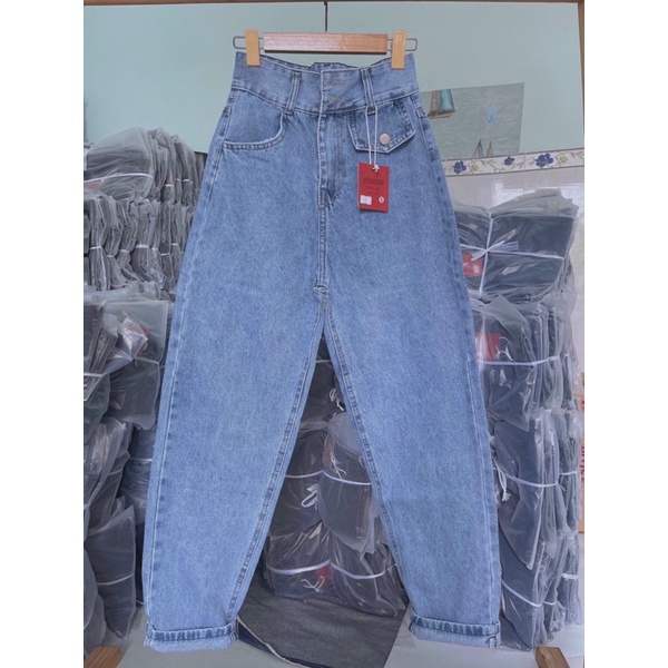Quần Jean Nữ Baggy Quần Bò Baggy Cap Cao