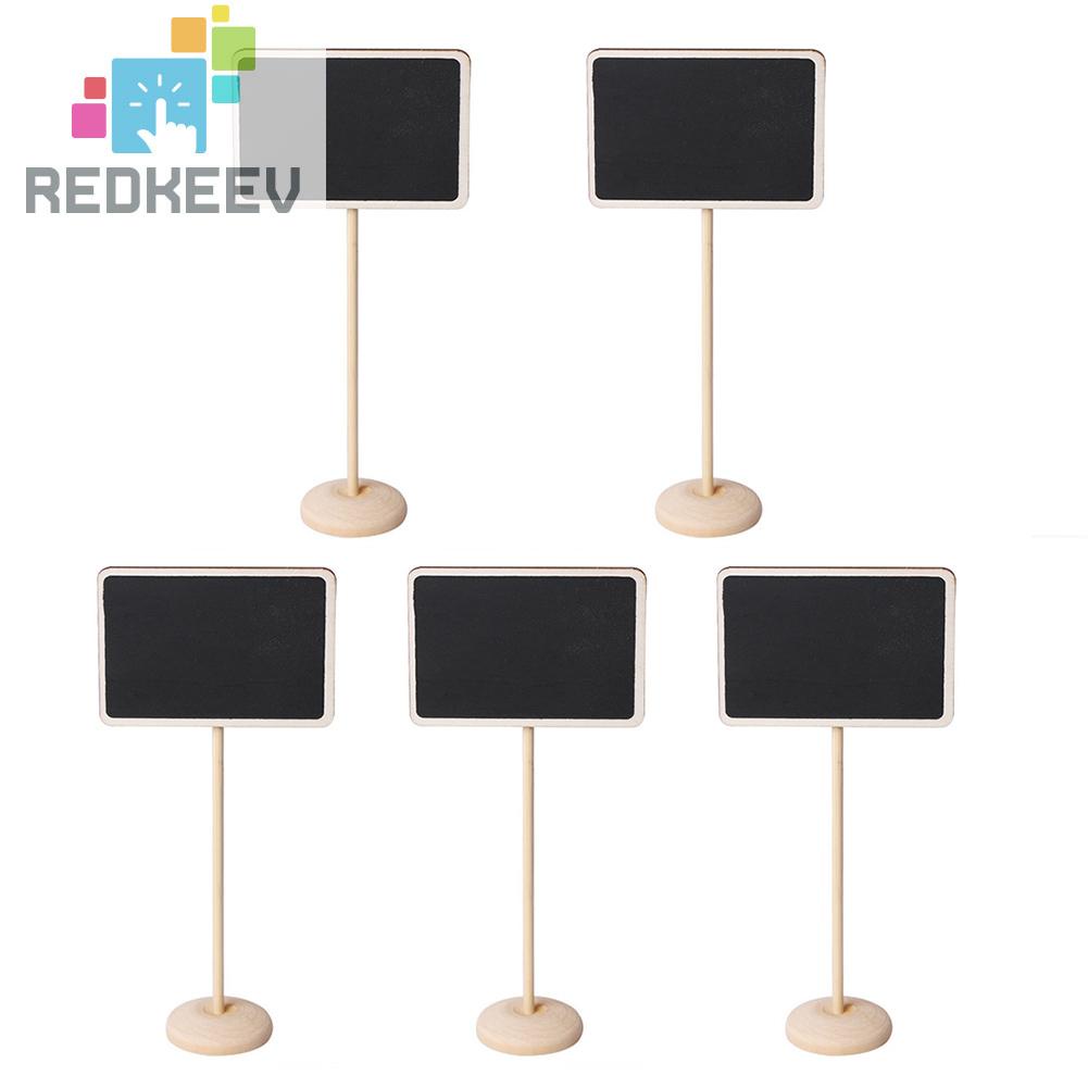 Bộ 5 Bảng Đen Viết Phấn Mini Bằng Gỗ