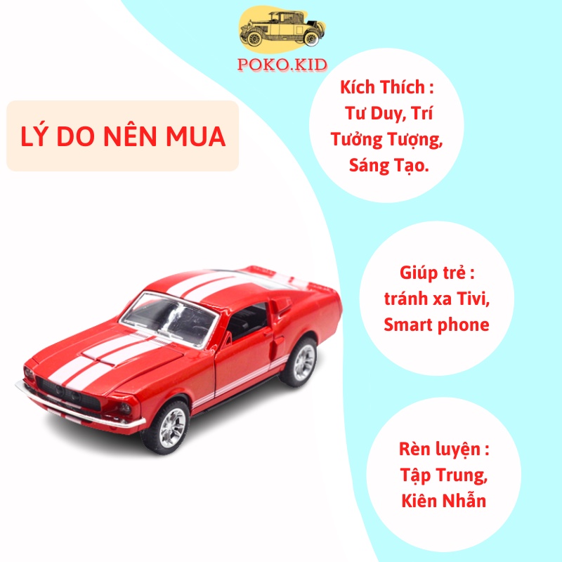 Đồ Chơi Ô tô Mô Hình Kim Loại Chevolet Camaro SS Tỷ Lệ 1:32 Siêu Rẻ POKO KID