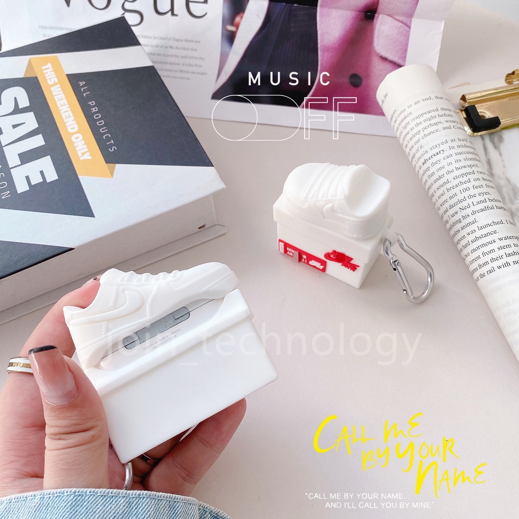 Vỏ Bảo Vệ Hộp Sạc Tai nghe không dây Airpods 1 / 2 / Pro Bằng Silicon Mềm