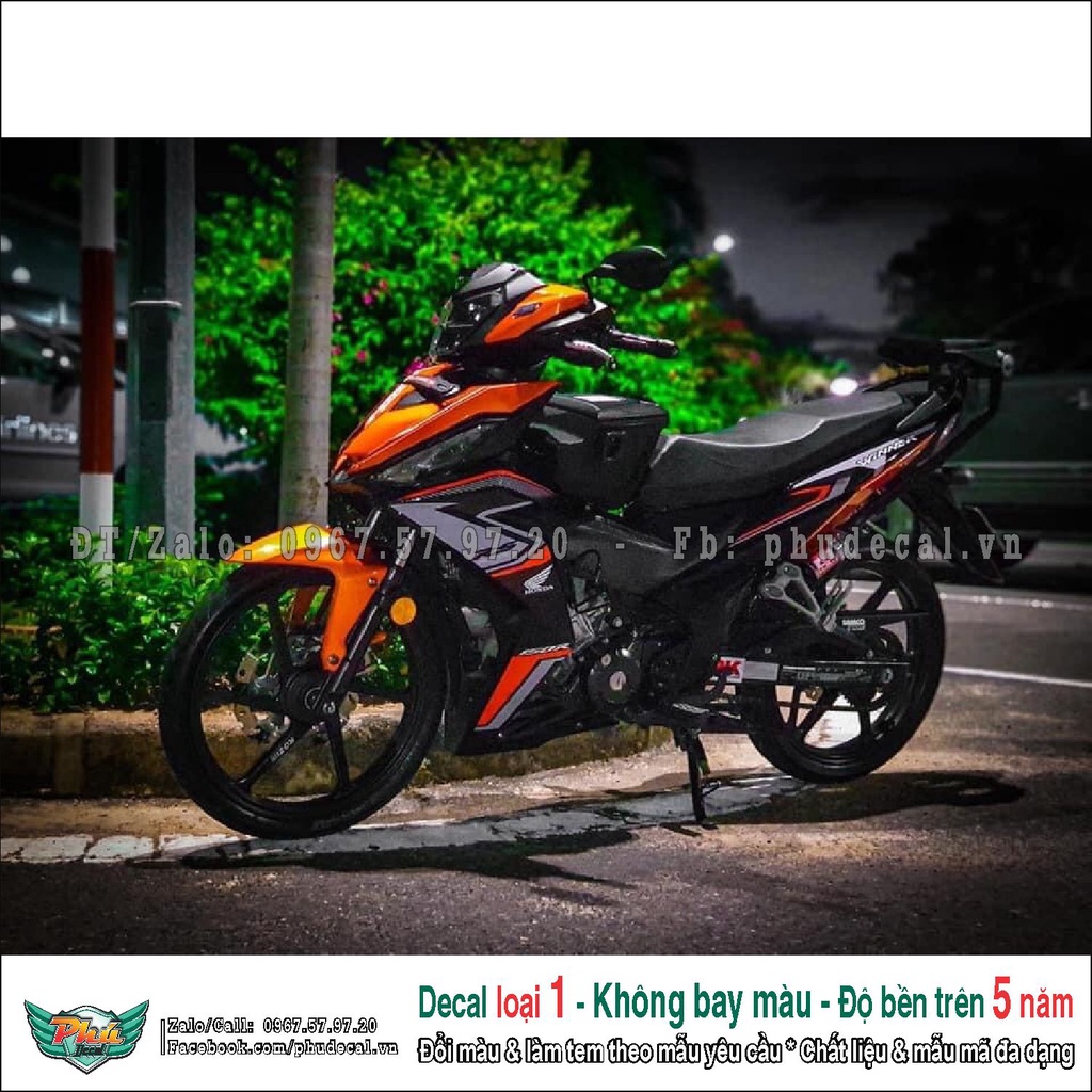 Tem rời Winner cam đen