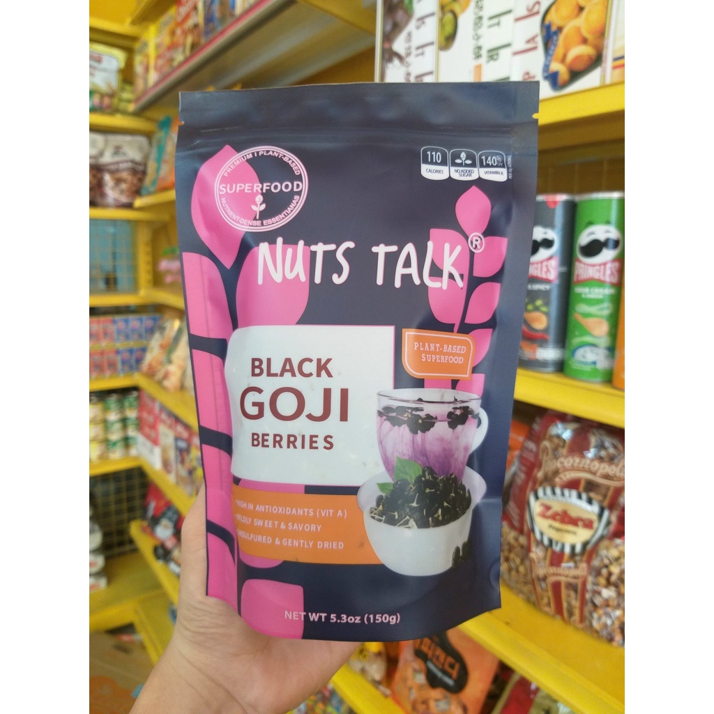 [GÓI 150G] Hắc Kỷ Tử NUTS TALK Black Goji Berries