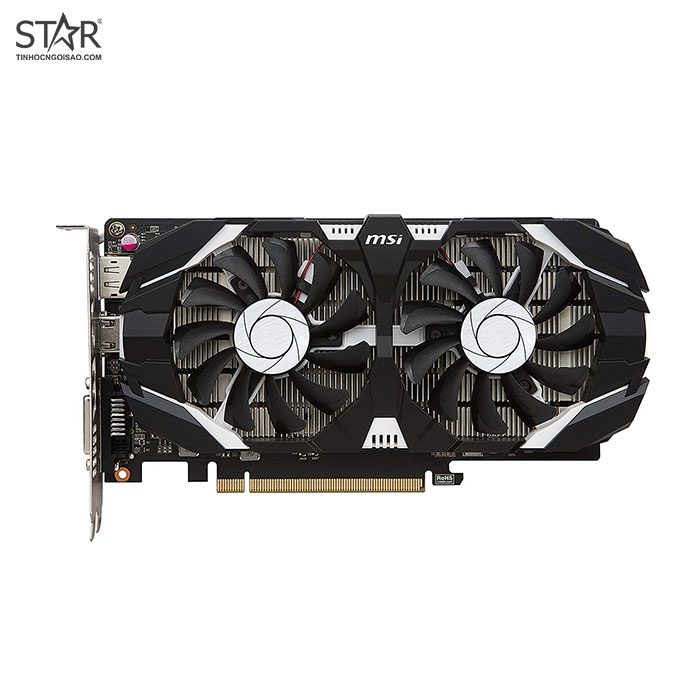 [Mã ELHASALE1TR giảm 5% đơn 3TR] Card đồ họa vi tính VGA MSI GTX 1050Ti OCV1 4G GDDR5 (GTX 1050 Ti 4GT OCV1)