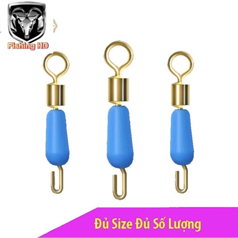 Khóa Link Số 9 Mà Ní Câu Đài 10 chiếc Khóa Link Chống Xoắn PK3 đồ câu FISHING_HD