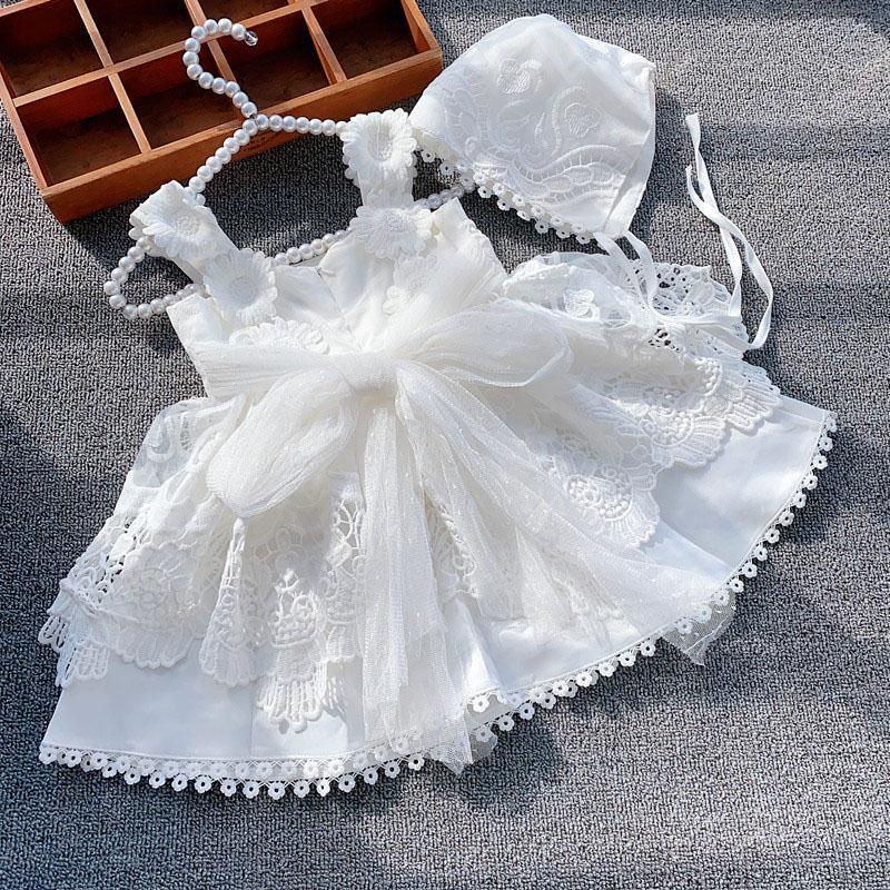 Korean-style baby dress Princess dress babies' one-year-old dress Super foreign-style Girls' wedding dress with suspenders Dt49