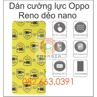 Dán cường lực Oppo Reno dẻo nano