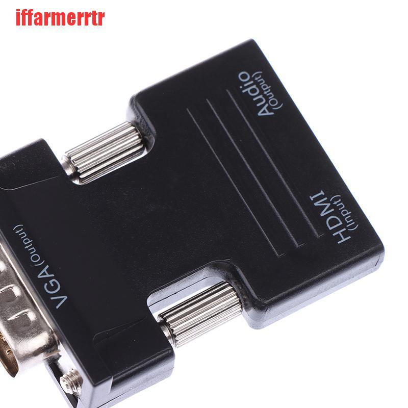 Bộ Chuyển Đổi Hdmi Cái Sang Vga Có Đầu Ra Âm Thanh Hỗ Trợ 1080p