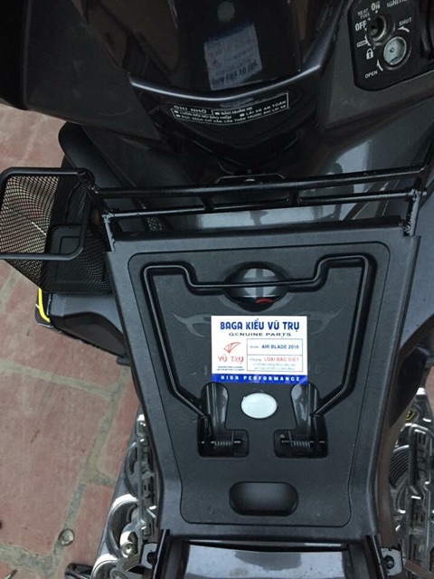 Combo baga nhựa đen+rỏ xe air blade 2013-2019