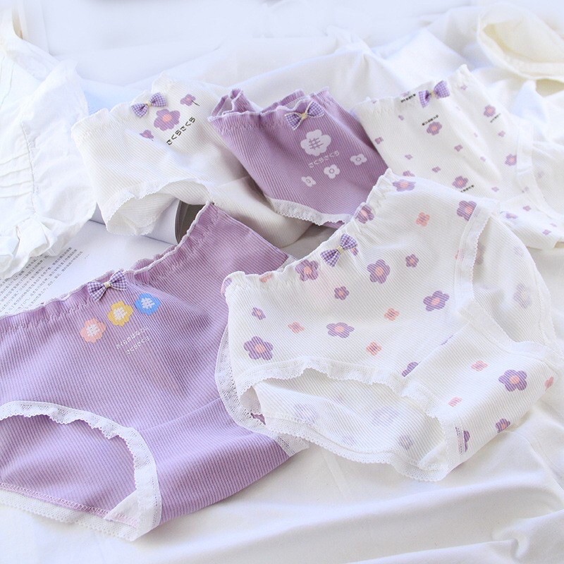 (Có chọn màu) Quần lót nữ cotton thun dễ thương thoáng mát LAVENDER - Bae Lingerie | BigBuy360 - bigbuy360.vn
