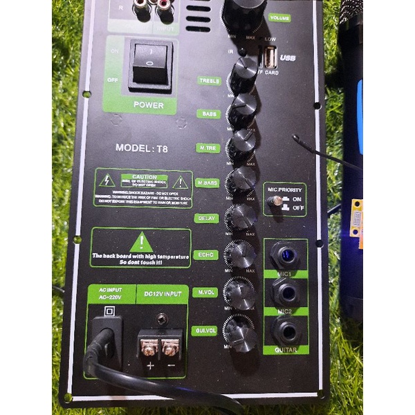 Mạch Loa Kéo Kèm 2 Tay Micro Không Dây  Kéo Bass 30-40 Coil 51 Cực Chất