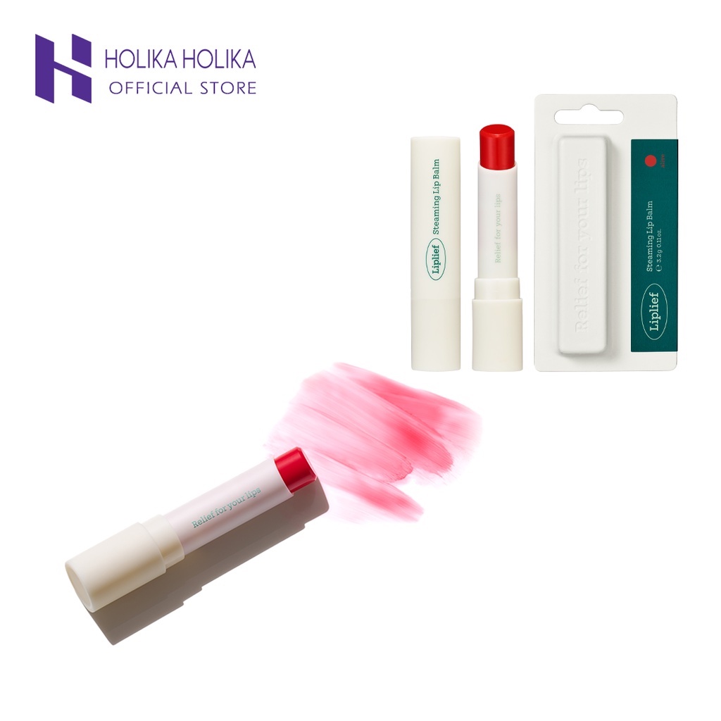 Son dưỡng có màu HOLIKA HOLIKA liplief steaming balm alive 3.2g