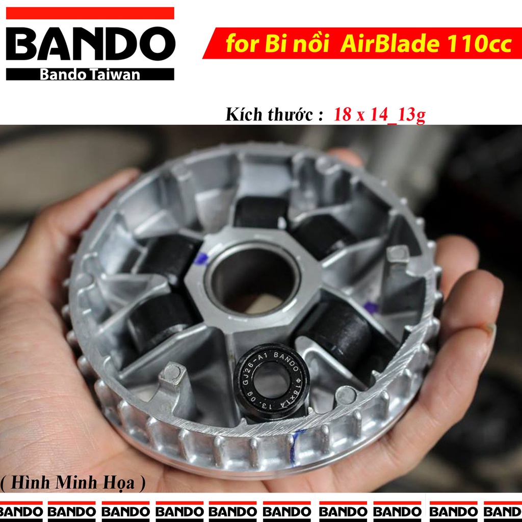Bi nồi Bando Độ Honda AirBlade 110cc, Vision, SCR, Atila, Click 110