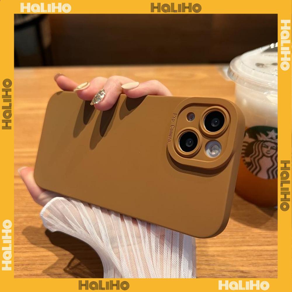 Ốp điện thoại silicone mềm màu trơn chống sốc bảo vệ camera thích hợp cho iPhone 14 Max 13 ProMax 12 ProMax 11 7Plus XR