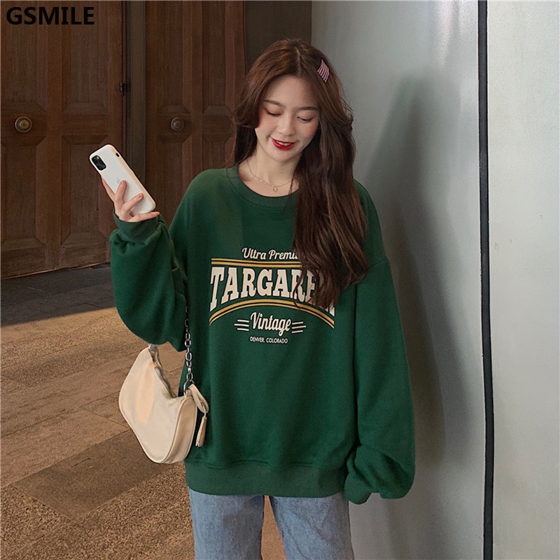 Áo Sweater In Chữ Màu Rời Mùa Thu Và Mùa Đông