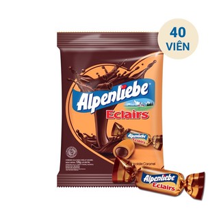 Kẹo Mềm Alpenliebe Eclairs Hương Caramen Nhân Sôcôla (Gói 40 Viên)