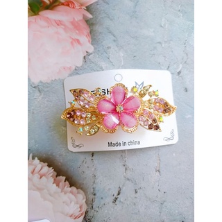 kẹp tóc phía sau đính đá lấp lánh 8cm